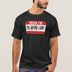 T-shirt Bonjour Je suis le Chef de culte Pasteur Appréciat