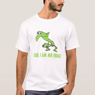 T-shirt Bonjour Je suis M. Frog Psychicpebbles Smiling Ami
