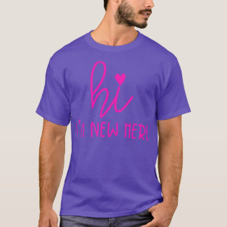 T-shirt Bonjour, Je suis nouveau ici