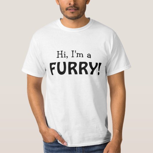 T-shirt Bonjour, je suis un velu ! (Devant)