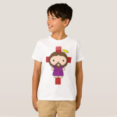 T-shirt Bonjour Jésus (Devant entier)