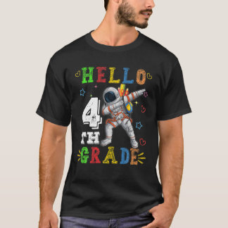 T-shirt Bonjour L'Astronaute De La 4E Année En Dabbing De