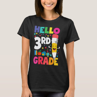 T-shirt Bonjour l'équipe de troisième année Troisième anné