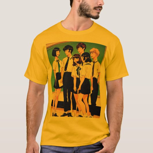 T-shirt Bonjour les amis 😀 (Devant)