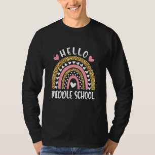 T-shirt Bonjour les enseignants du collège Rainbow de reto