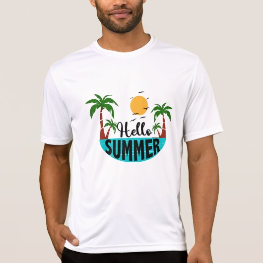 T-shirt Bonjour l'été (Devant)