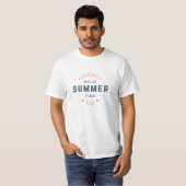 T-shirt Bonjour l'été (Devant entier)