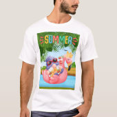 T-shirt Bonjour l'été (Devant)