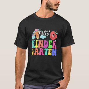 T-shirt Bonjour Maternelle Arc-en-ciel Professeur Élèves R