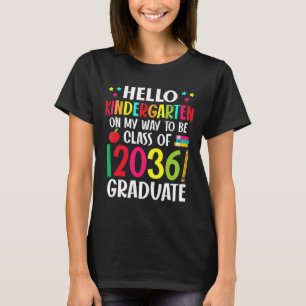 T-shirt Bonjour maternelle Byck À l'école Cl de 2036 Grand