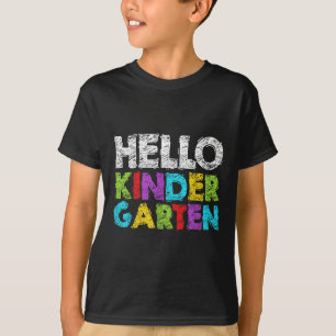 T-shirt Bonjour maternelle drôle de rentrée scolaire étudi