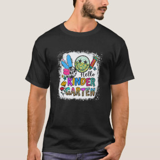 T-shirt Bonjour Maternelle Léopard Enseignant Élèves Retou
