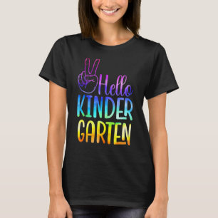 T-shirt Bonjour Maternelle Premier Jour De L'École Jour Re