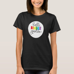 T-shirt Bonjour Maternelle Premier Jour De L'École Mignonn