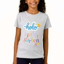 Bonjour maternelle Premier jour d'école Fille colo