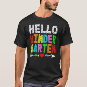 T-shirt Bonjour Maternelle Rentrée Scolaire Enseignant Él