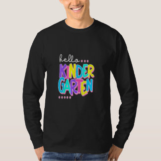 T-shirt Bonjour maternelle retour à l'école enseignant élè