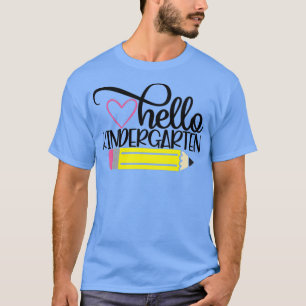 T-shirt Bonjour maternelle Retour à l'école enseignant élè