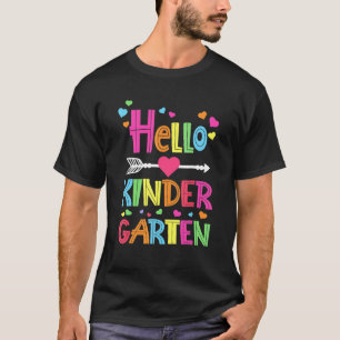 T-shirt Bonjour Maternelle Retour À L'École Enseignants D'