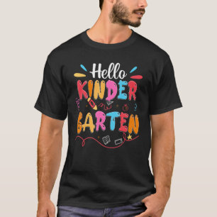 T-shirt Bonjour maternelle Retour À L'École Étudiante Ense