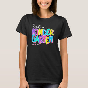 T-shirt Bonjour Maternelle Retour À L'École Étudiants Ense