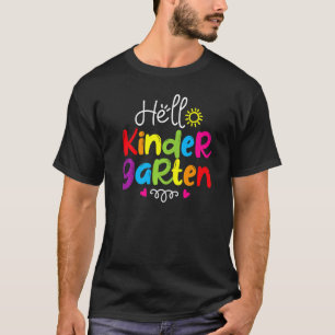 T-shirt Bonjour Maternelle Retour À L'École Étudiants Ense
