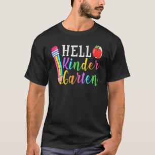 T-shirt Bonjour Maternelle Retour À L'École Étudiants Ense