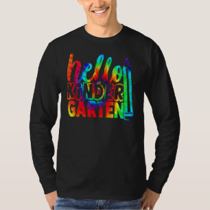 T-shirt Bonjour maternelle Retour À L'École Garçons Enfant