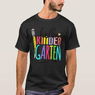 T-shirt Bonjour maternelle Retour À L'École Maternelle Te
