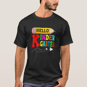 T-shirt Bonjour maternelle Retour À L'École Premier Jour D