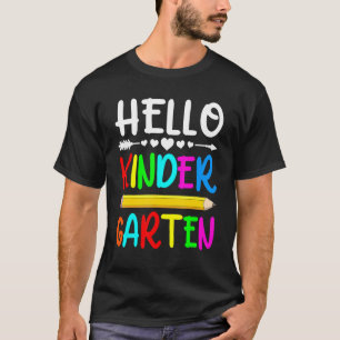 T-shirt Bonjour maternelle Retour À L'École Premier Jour D