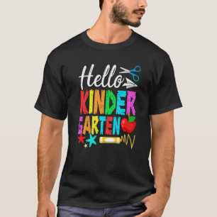 T-shirt Bonjour maternelle Retour À L'École Premier Jour D