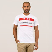 T-shirt bonjour mon nom est (Devant entier)