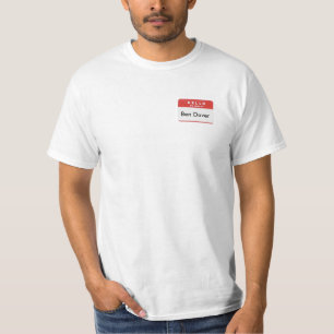 T-shirt bonjour-mon-nom-est