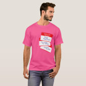 T-shirt bonjour mon nom est amis (Devant entier)