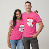 T-shirt bonjour mon nom est amis (Unisexe)