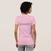 T-shirt Bonjour . Mon nom est... Bonbon (Dos entier)