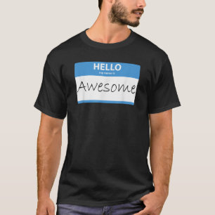 T-shirt BONJOUR mon nom est génial