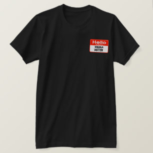 T-shirt Bonjour Mon Nom Est Kamala Voter Harris 2024