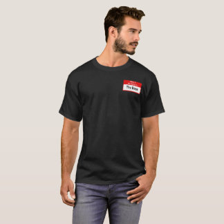 T-shirt Bonjour mon nom est le patron