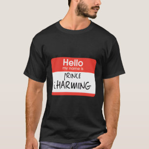 T-shirt Bonjour Mon Nom Est Prince Charming