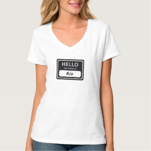 T-shirt Bonjour mon nom est Rio