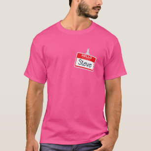 T-shirt Bonjour Mon Nom Est Steve Funny Halloween Custome