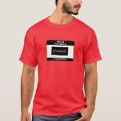 T-shirt Bonjour Mon Nom Est - Une Chemise MisterP (Couleur (Devant)