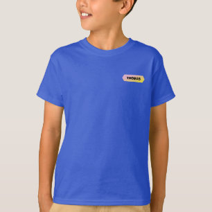 T-shirt Bonjour mon nom TAG Team Building Activity costume