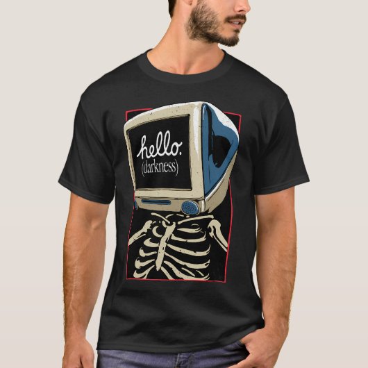 T-shirt Bonjour obscurité (Devant)