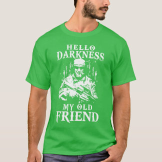 T-shirt bonjour obscurité mon vieil ami fumée veter patrio
