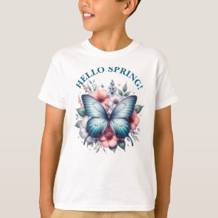 T-shirt Bonjour Papillon de Printemps-96282