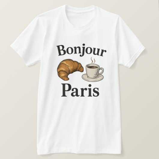 T-shirt Bonjour Paris (Design devant)