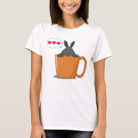 Bonjour petit lapin gris